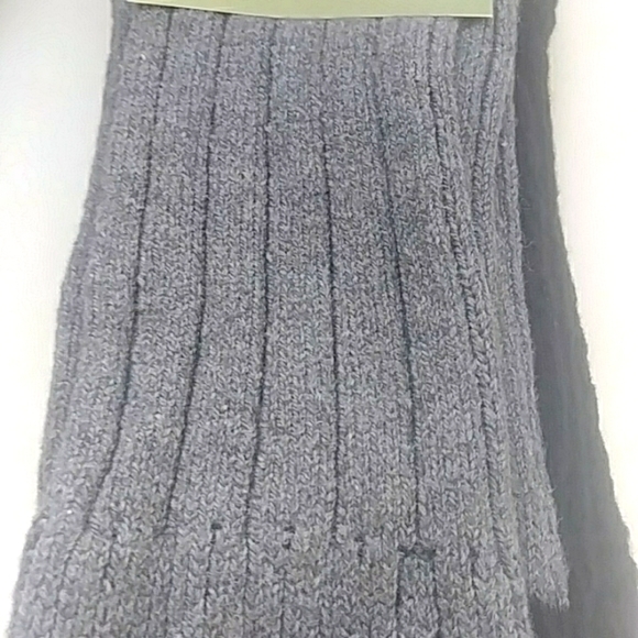 Goodfellow & Co Men's Boot Thick Winter Crew Socks, 2pr Black/Grey, L - Picture 6 of 6